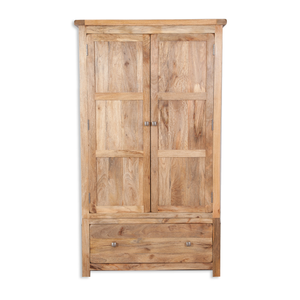2 Door Wardrobe – Odisha Wooden Bedroom Storage Cabinet