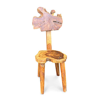 Mushroom Teak Root Dining Chair