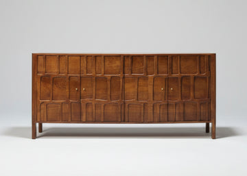 Pachar Mango Wood Carved 4 Door Sideboard
