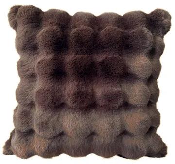 Raffles Chocolate Cushion – Textured Decorative Cushion