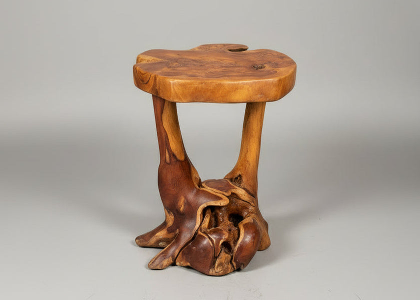Reclaimed Teak Root Accent Table
