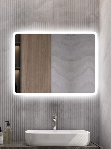 Rico Steam Free Mirror – LED Bathroom Mirror with Colour Changing, Demister & Portrait/Landscape Mount