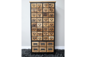 Fir Wood Storage Cabinet – Rustic Contemporary Storage Unit