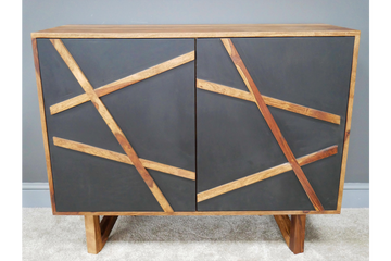 Sheesham Wood Storage Cabinet – Solid Wooden Contemporary Storage Unit
