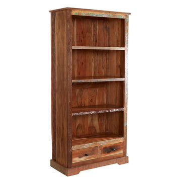 Coastal Large Bookcase – Solid Wood Storage & Display Unit