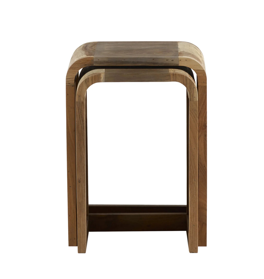 Aspen Nest of 2 Tables – Solid Wood Nesting Side Tables