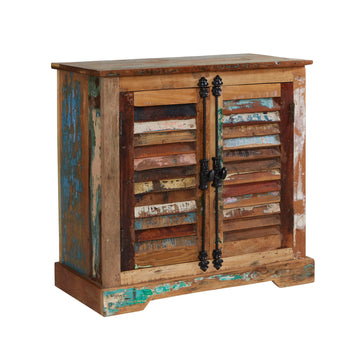 Coastal 2 Door Sideboard – Solid Wood Storage Cabinet