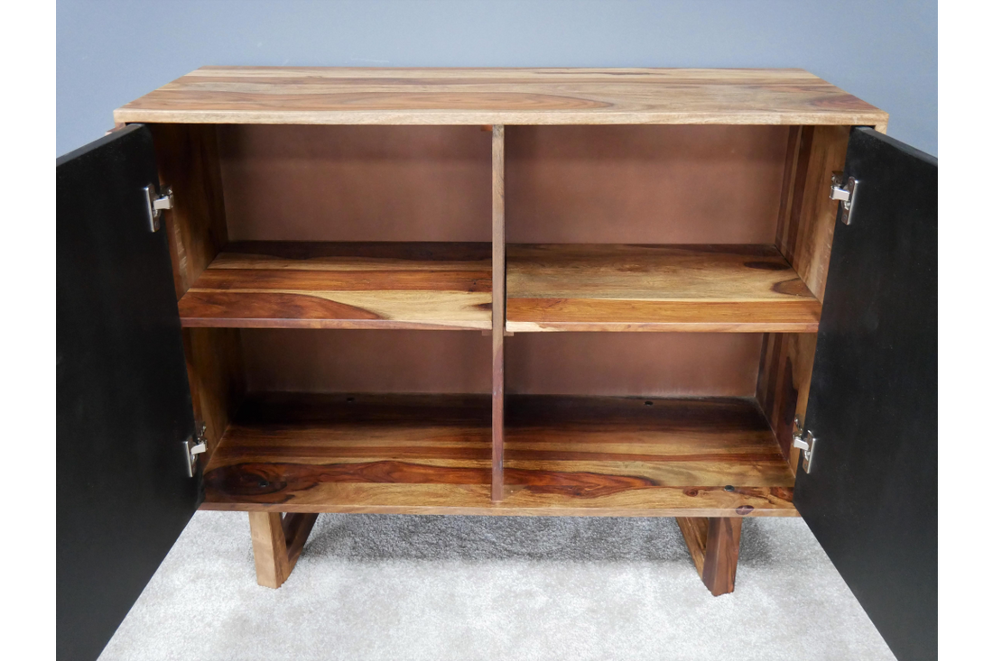 Sheesham Wood Storage Cabinet – Solid Wooden Contemporary Storage Unit
