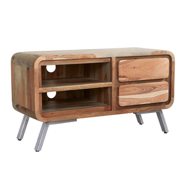 Aspen Medium TV Cabinet – Solid Wood Media Unit