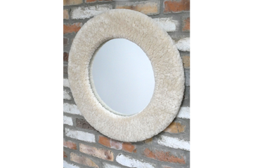 Round Teddy Bear Mirror – Playful Decorative Wall Mirror