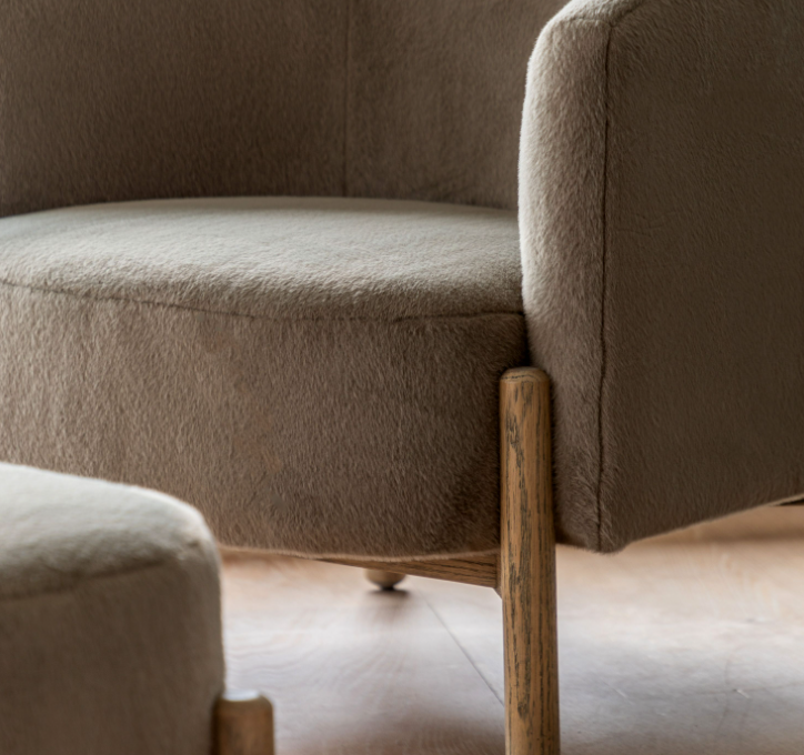 Fabric Armchair – Tindon Upholstered Accent Chair