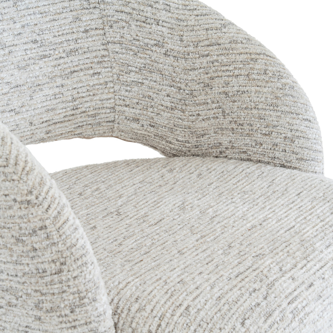 Sorelle Curved Dining Chair – Contemporary Upholstered Dining Seating