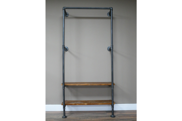Pipe Hall Stand – Industrial Style Hallway Storage Stand