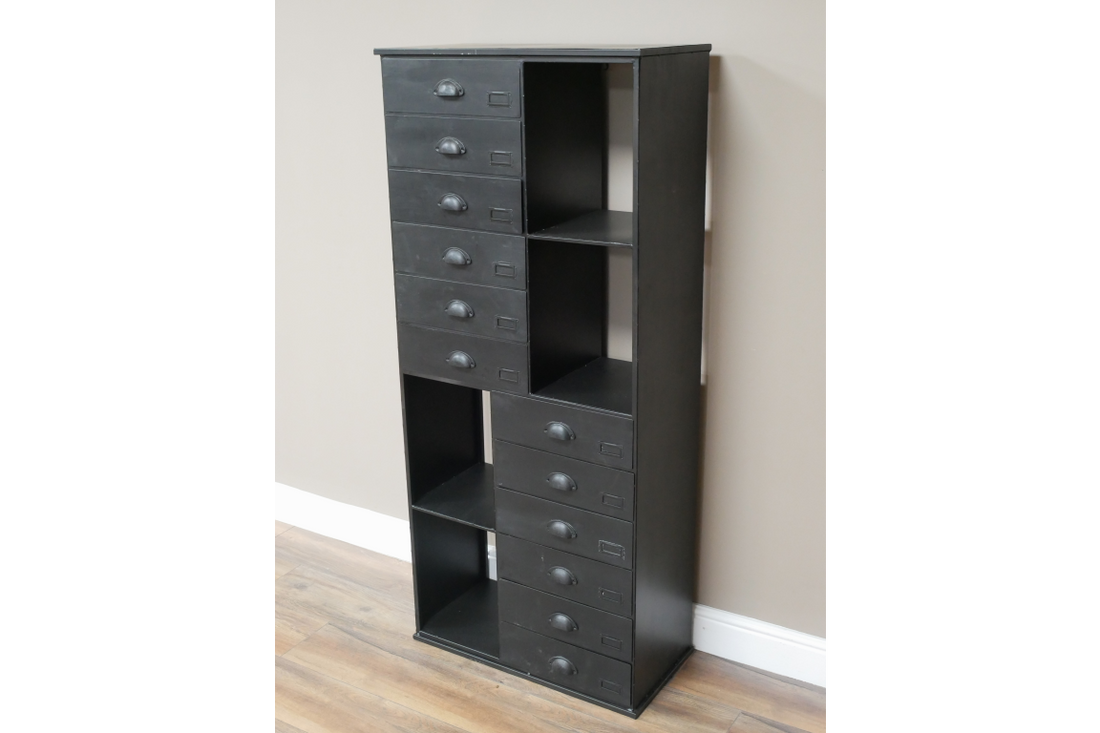 Industrial Metal Cabinet – Contemporary Storage Cabinet