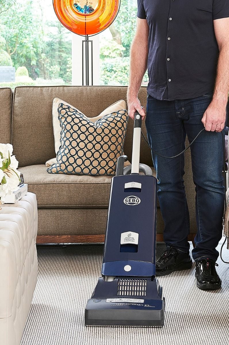 SEBO Automatic X7 Extra ePower Vacuum Cleaner – Navy Blue - 91506GB