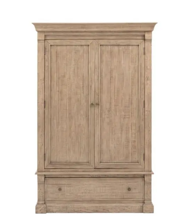 Vancouver 2 Door Wardrobe – Solid Pine Rustic Bedroom Storage