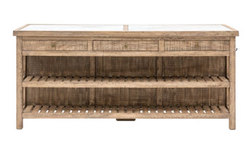 Vancouver Kitchen Island – Solid Wood Kitchen Storage Island Unit