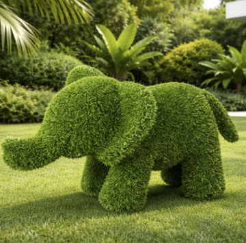Winston Artificial Grass Animal Sculpture – Decorative Garden Ornament