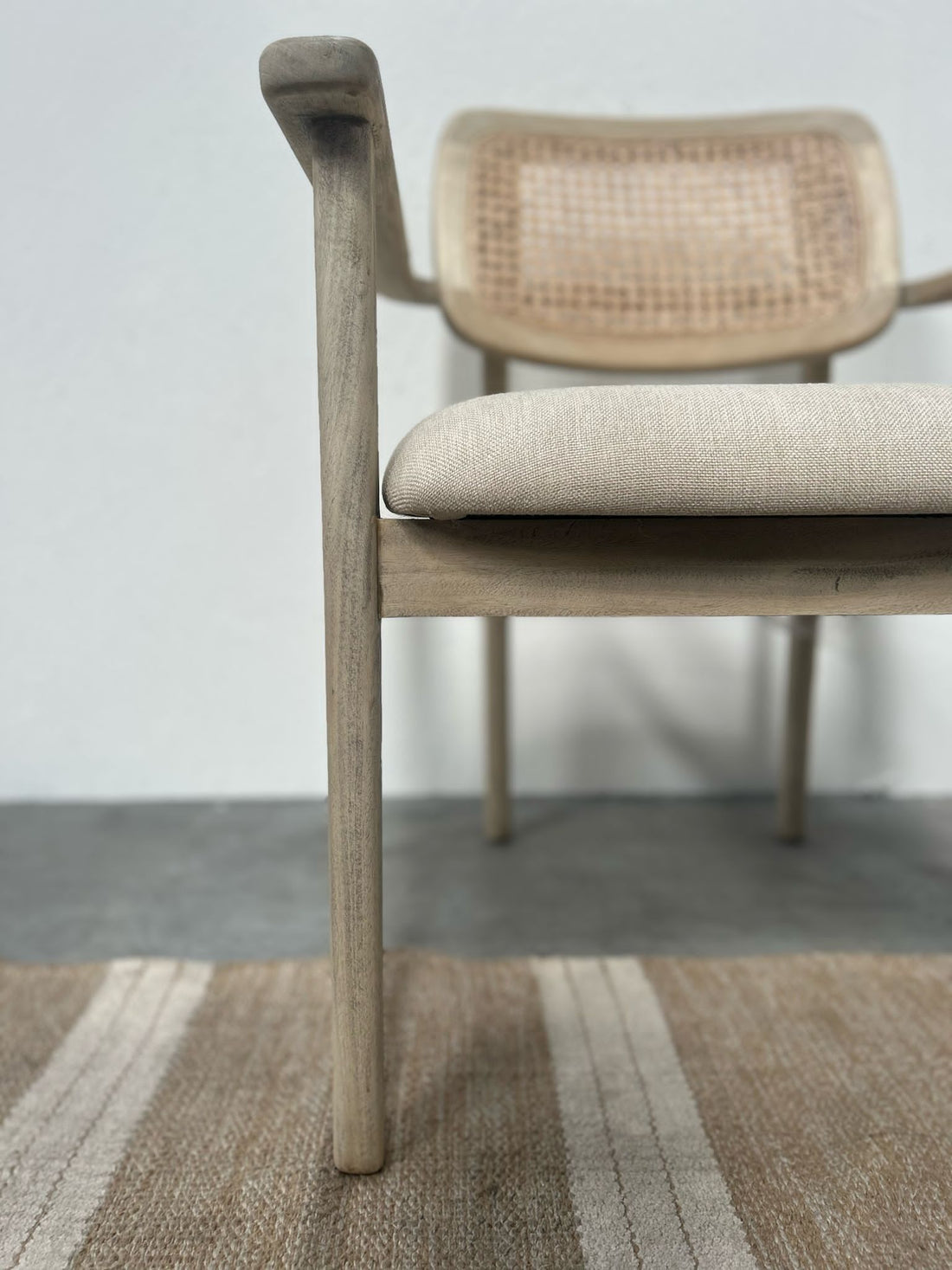 Suzie Teak & Rattan Dining Chair
