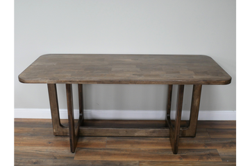 Wooden Top Dining Table – Sustainable Rubber Wood Dining Table