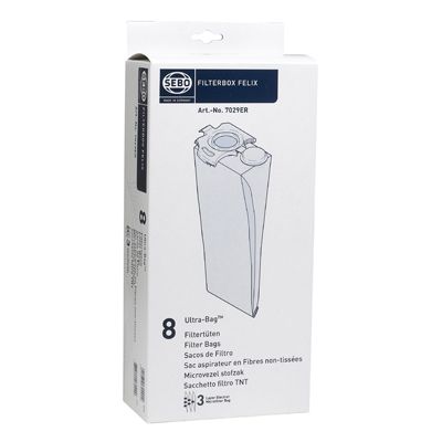 Sebo Ultra bags Felix Box of 8 - 7029ER