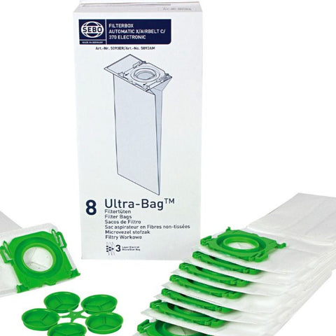 SEBO Ultra-Bags Automatic X Box Of 8 - 5093ER