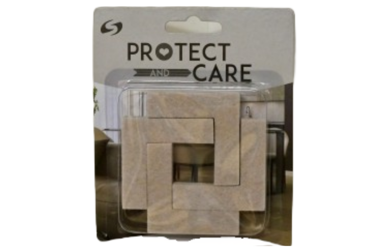8-piece L-Shaped Felt Packet – 50 x 50mm – 5mm Thick – STR15